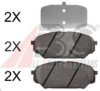A.B.S. 37809 Brake Pad Set, disc brake